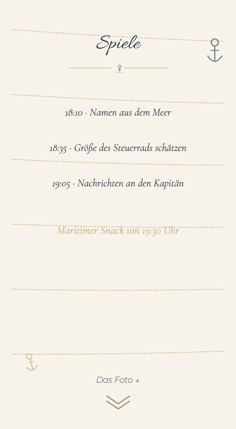 Baby Shower — Baby-Matrose — Spiele