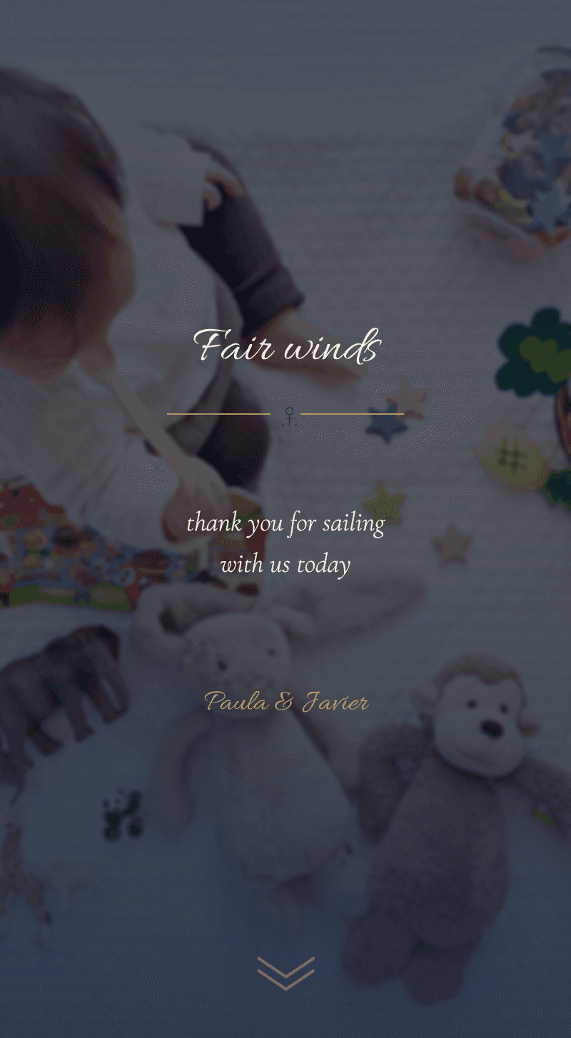 Baby Shower — Baby Sailor — Fair winds