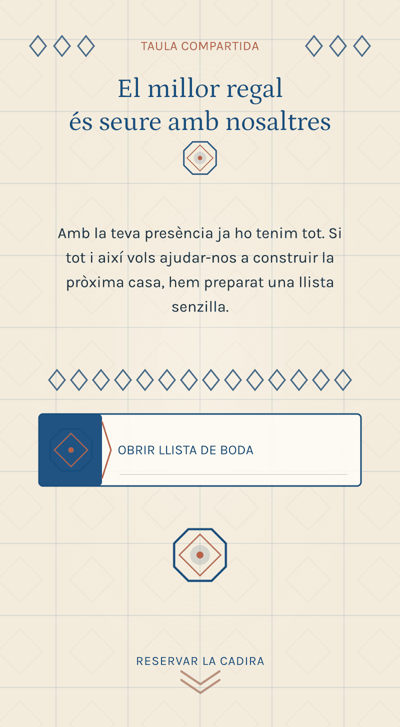 Boda — Casa de Calç — Taula compartida