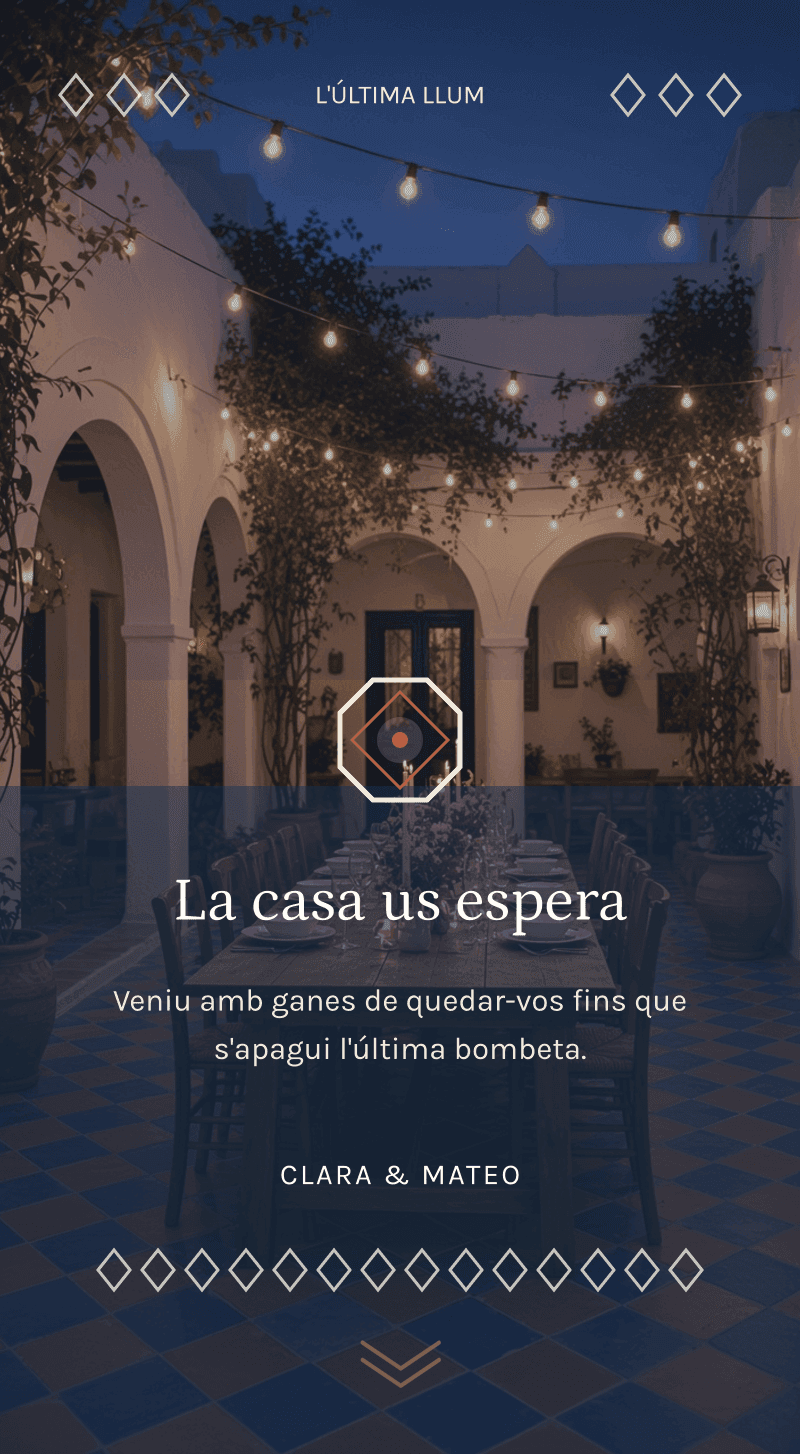 Boda — Casa de Calç — L'última llum