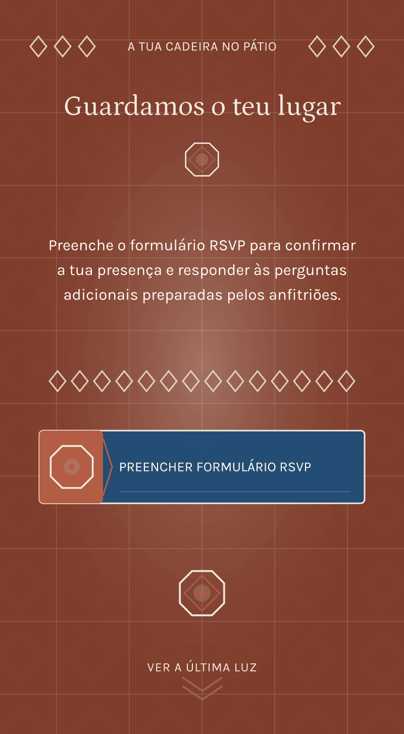 Casamento — Casa de Cal — A tua cadeira no pátio