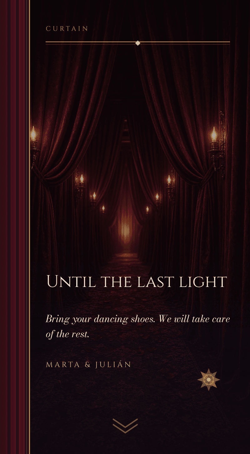 Wedding — Midnight Opera — Curtain