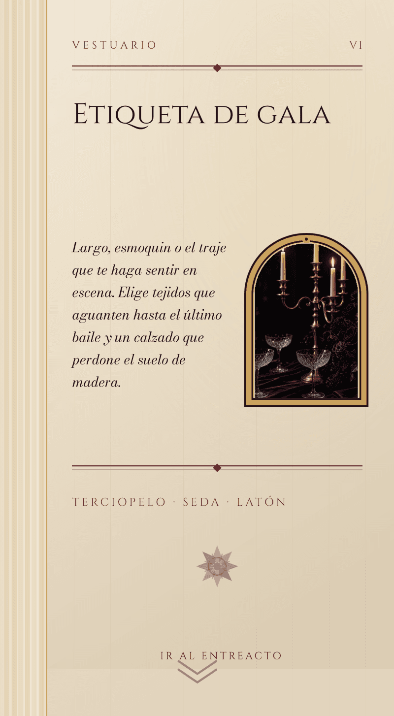 Boda — Ópera de Medianoche — Vestuario