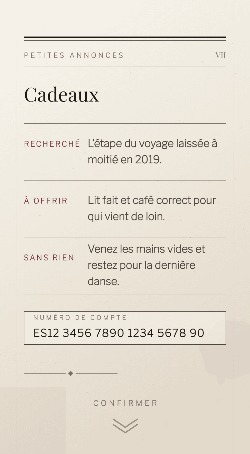 Mariage — Encre et Lin — Petites annonces