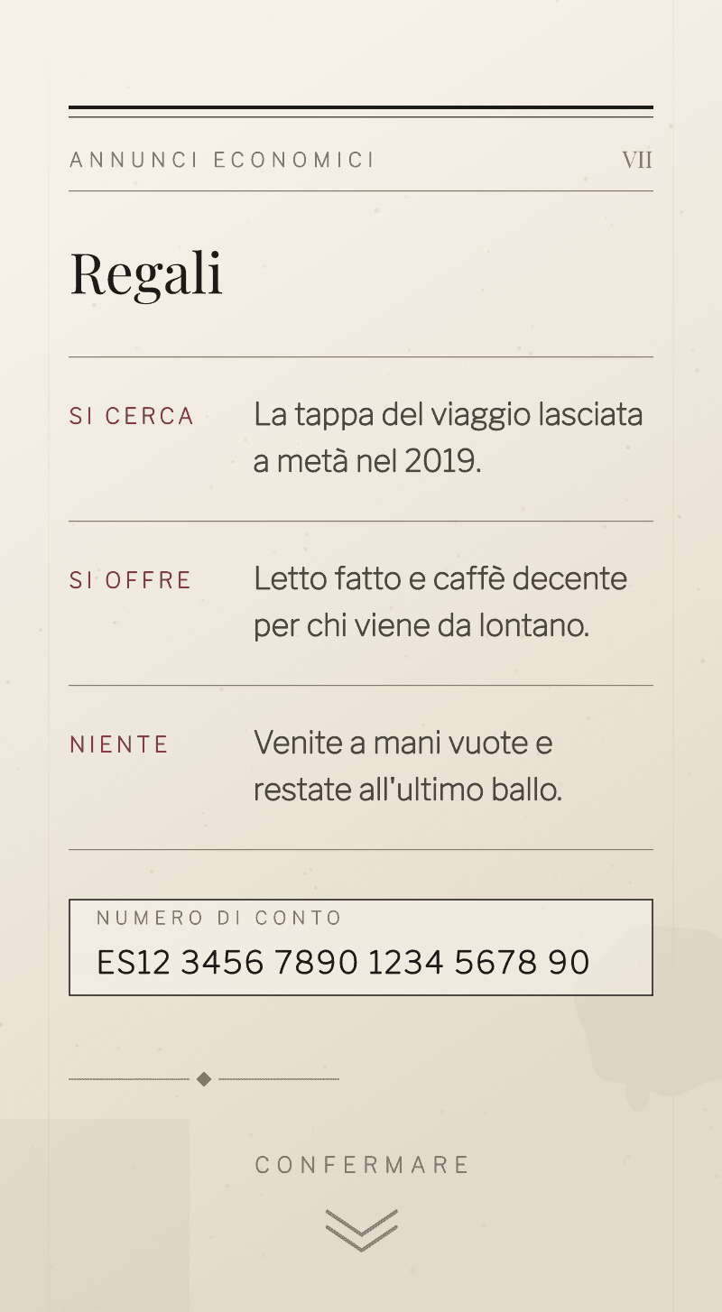 Matrimonio — Inchiostro e Lino — Annunci