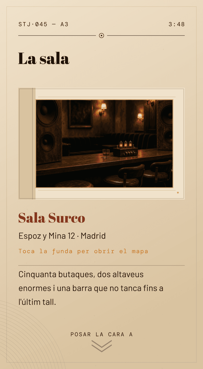Aniversari — Cara B — La sala