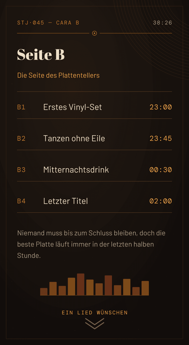 Geburtstag — Seite B — Seite B