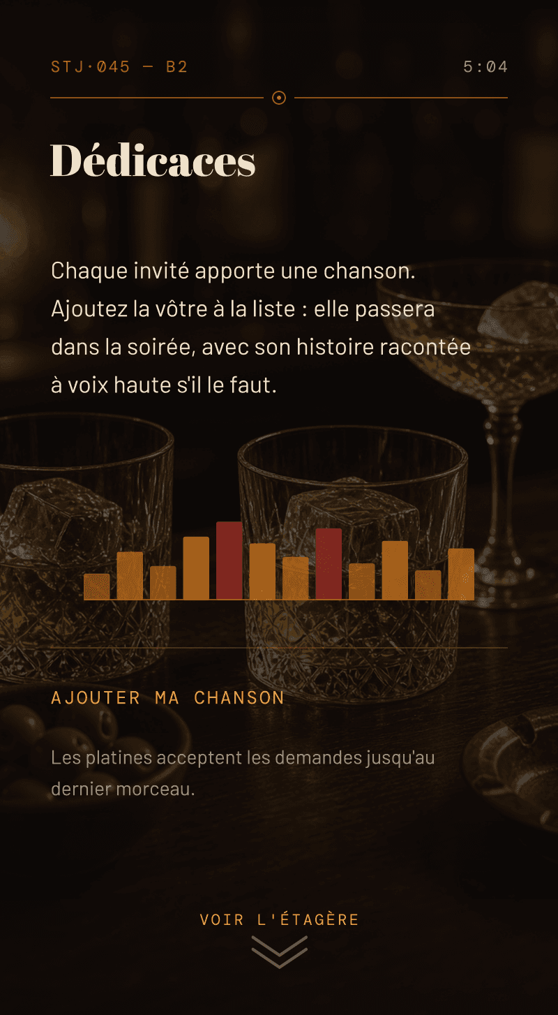 Anniversaire — Face B — Dédicaces