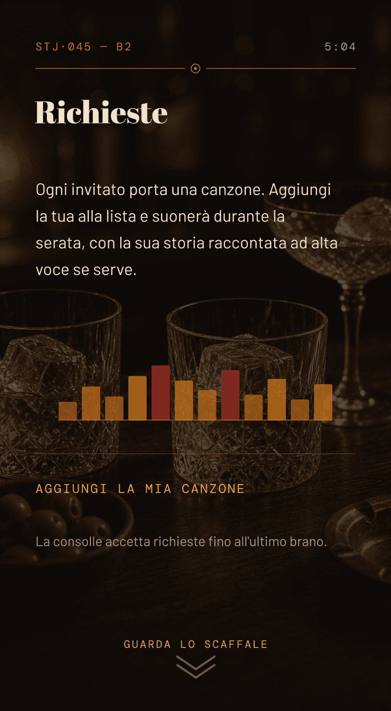Compleanno — Lato B — Richieste