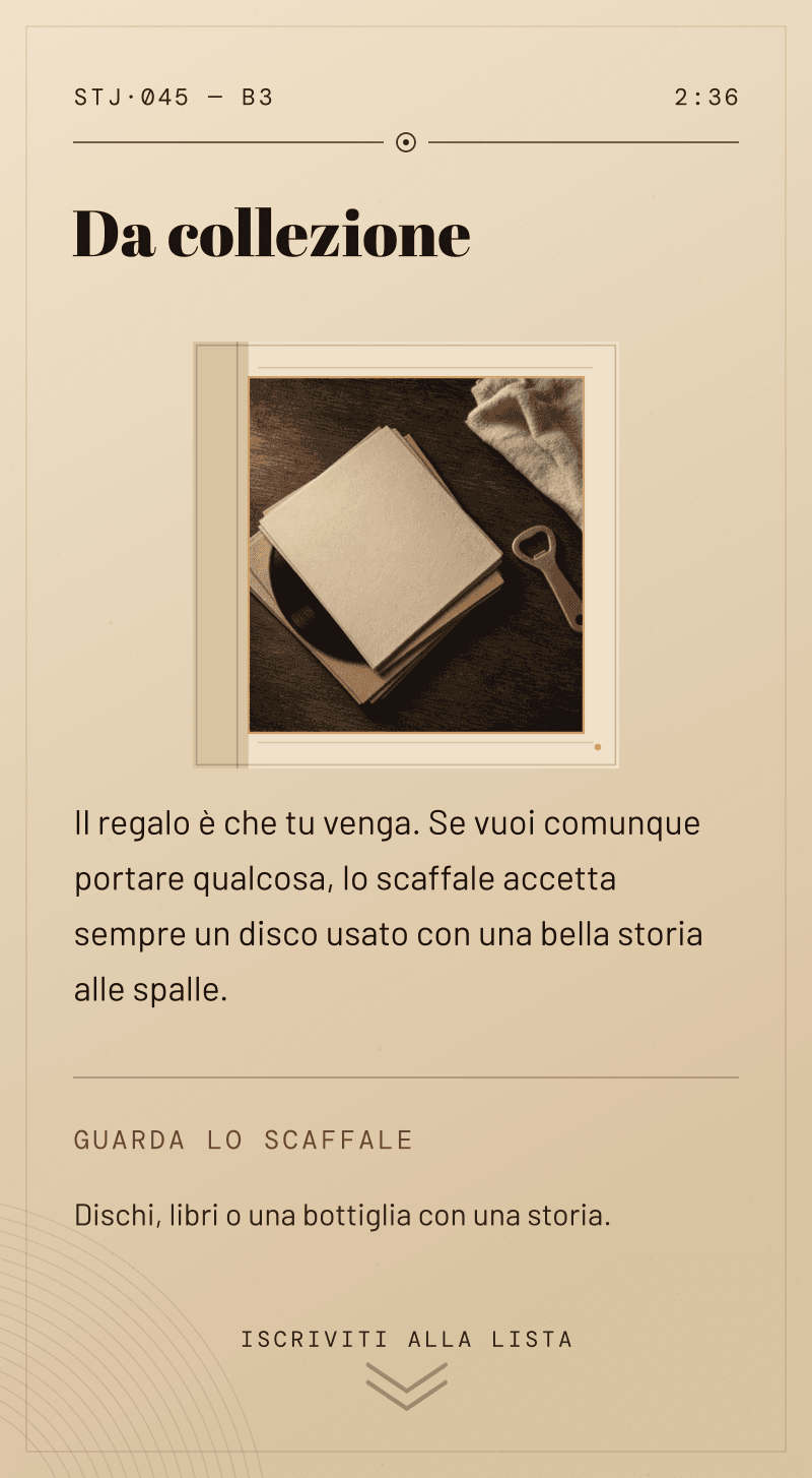 Compleanno — Lato B — Da collezione