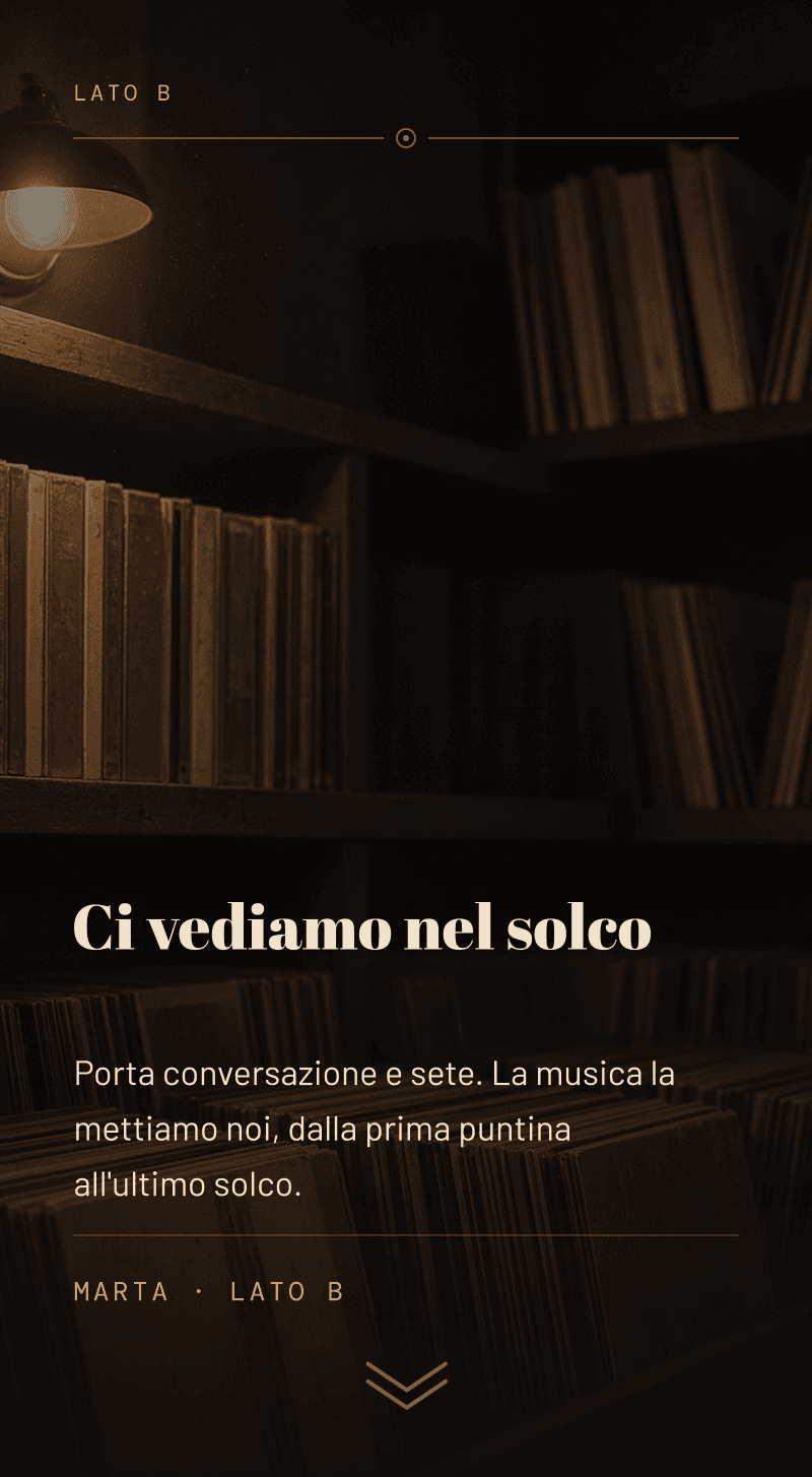 Compleanno — Lato B — Solco finale