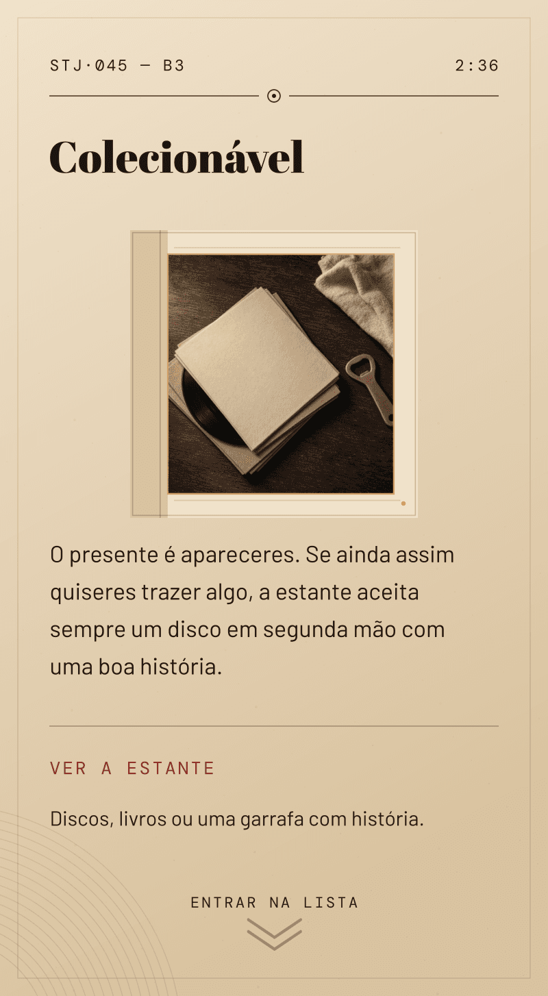 Aniversário — Lado B — Colecionável