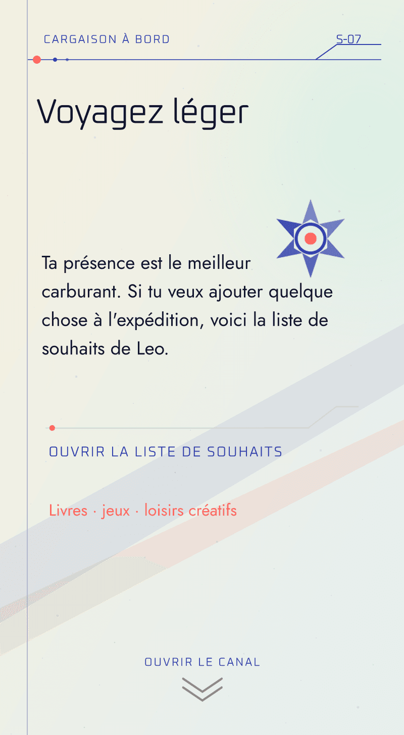 Anniversaire — Escadron Stellaire — Cadeaux