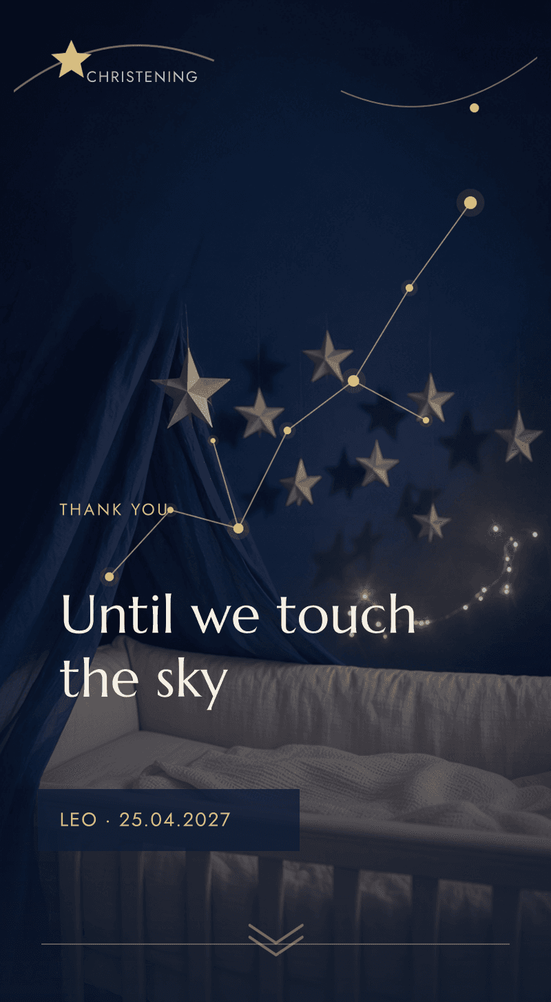 Christening — The April Sky — Until we touch the sky