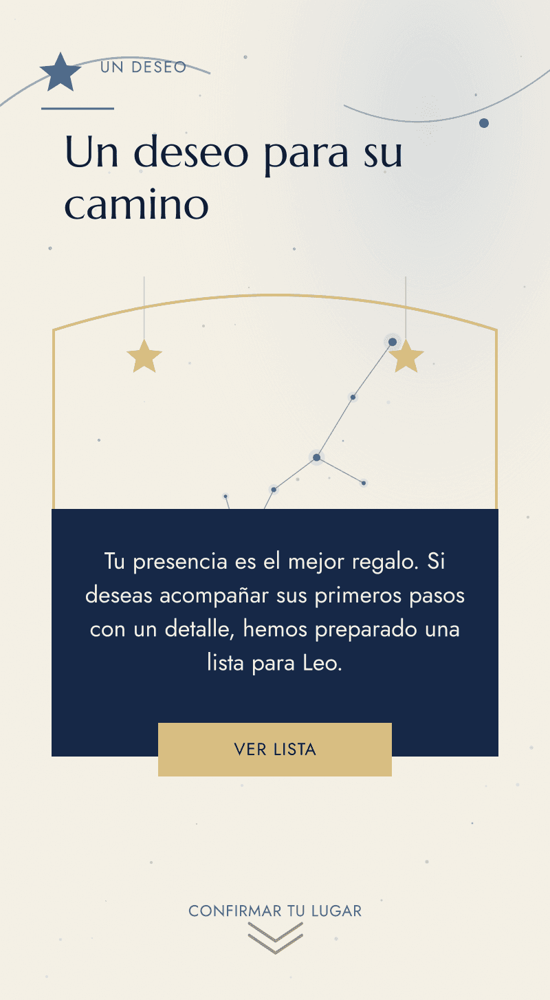 Bautizo — El Cielo de Abril — Un deseo para su camino