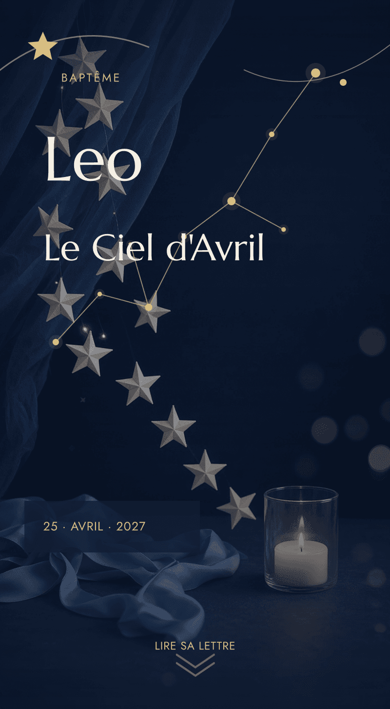 Baptême — Le Ciel d'Avril — Le Ciel d'Avril