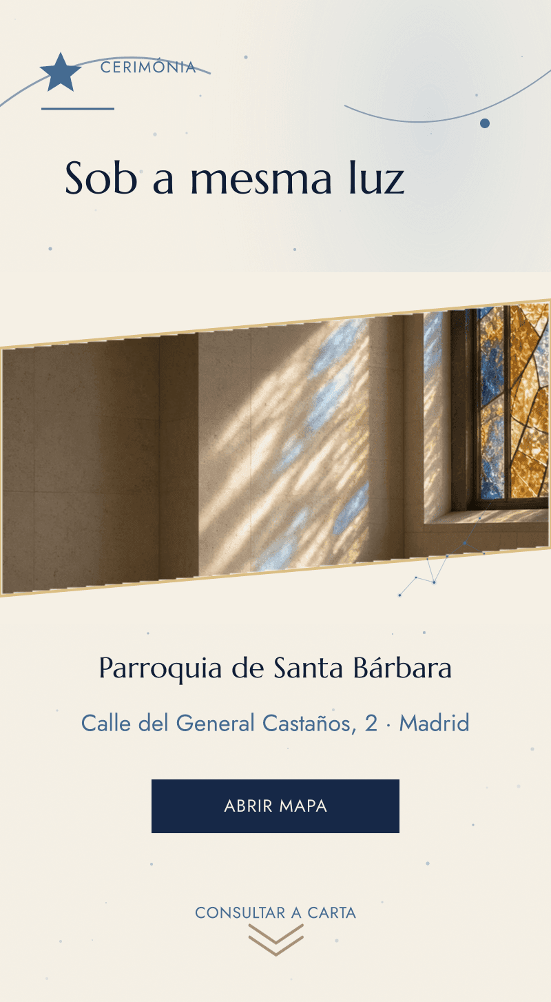 Batizado — O Céu de Abril — Sob a mesma luz