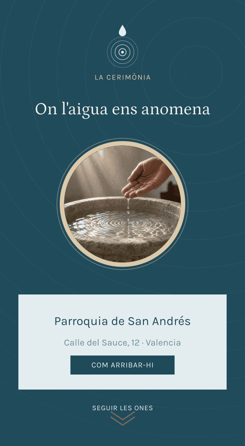 Bateig — Cercles d'Aigua — On l’aigua ens anomena