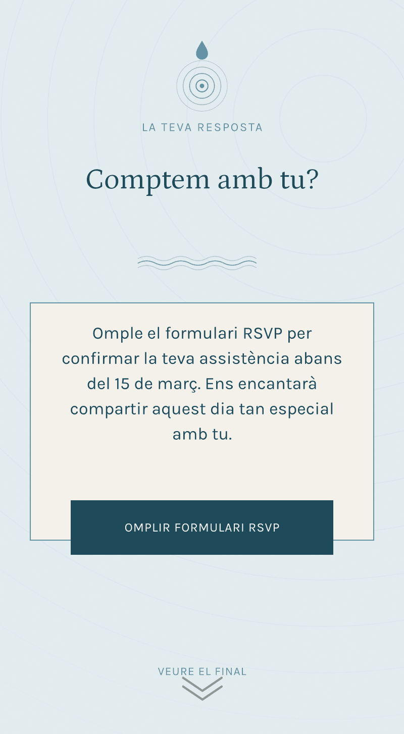 Bateig — Cercles d'Aigua — Comptem amb tu