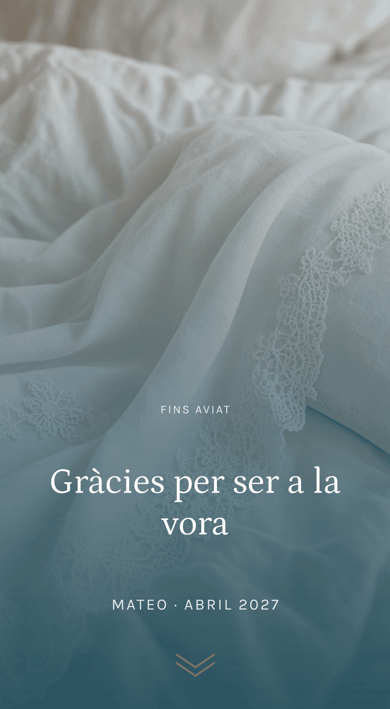 Bateig — Cercles d'Aigua — Gràcies per venir