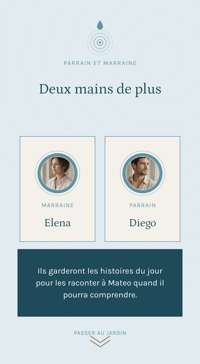 Baptême — Cercles d'Eau — Deux mains de plus