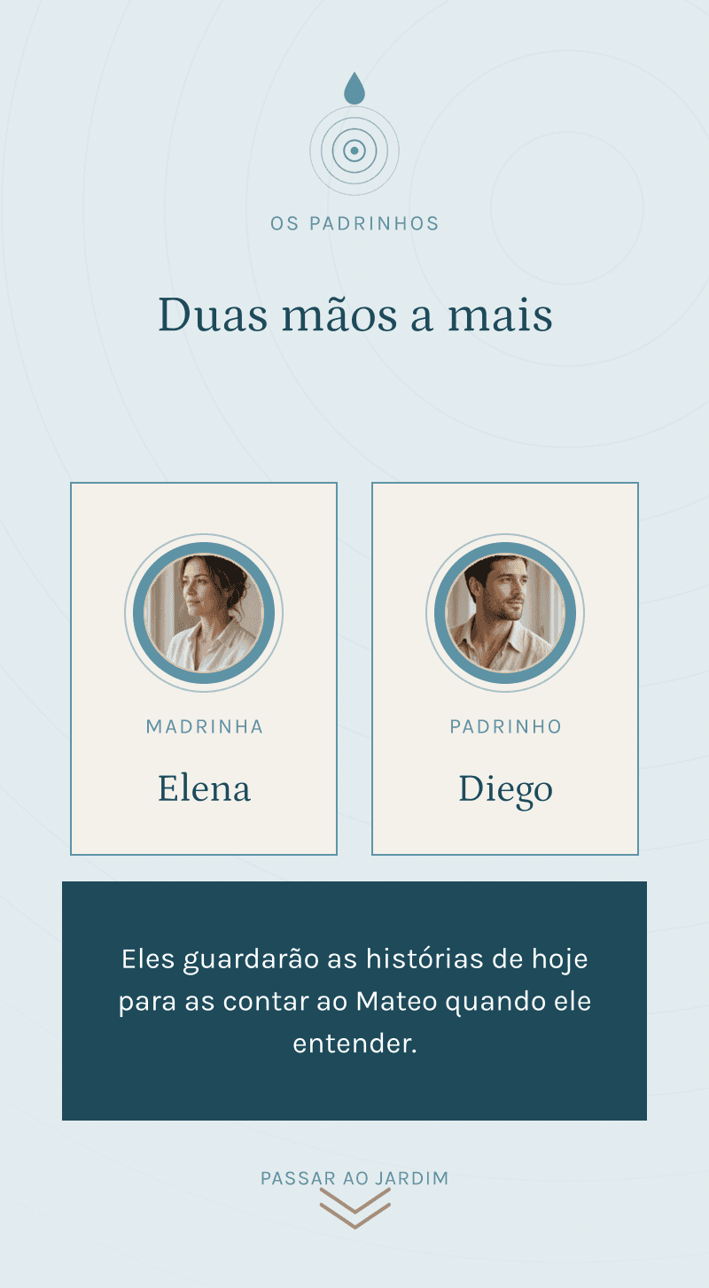 Batizado — Círculos de Água — Mais duas mãos