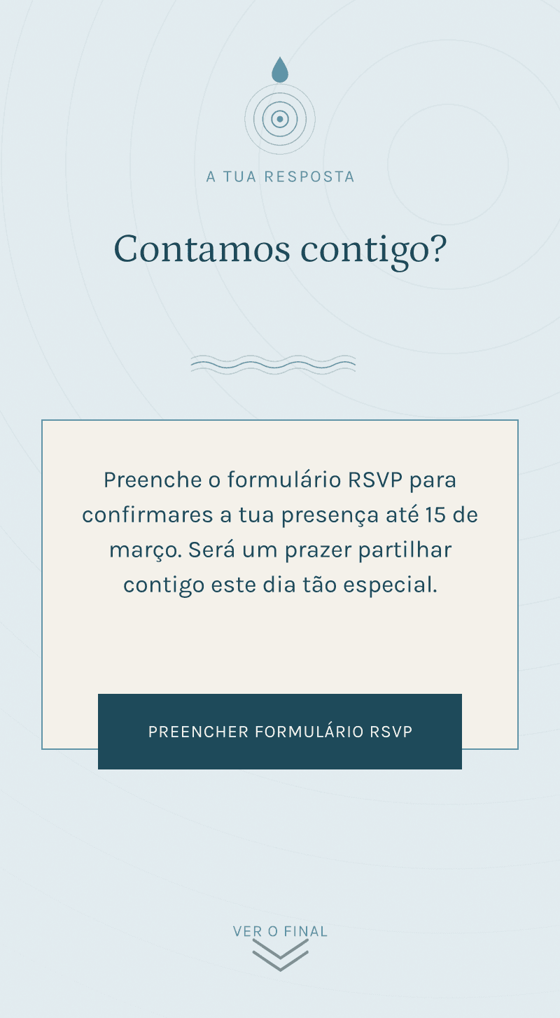 Batizado — Círculos de Água — Contamos contigo