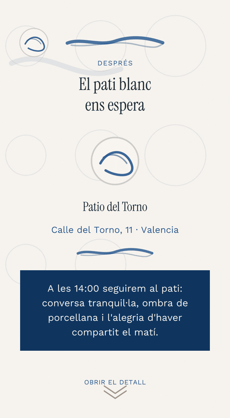 Comunió — Diumenge de ceràmica — Pati blanc