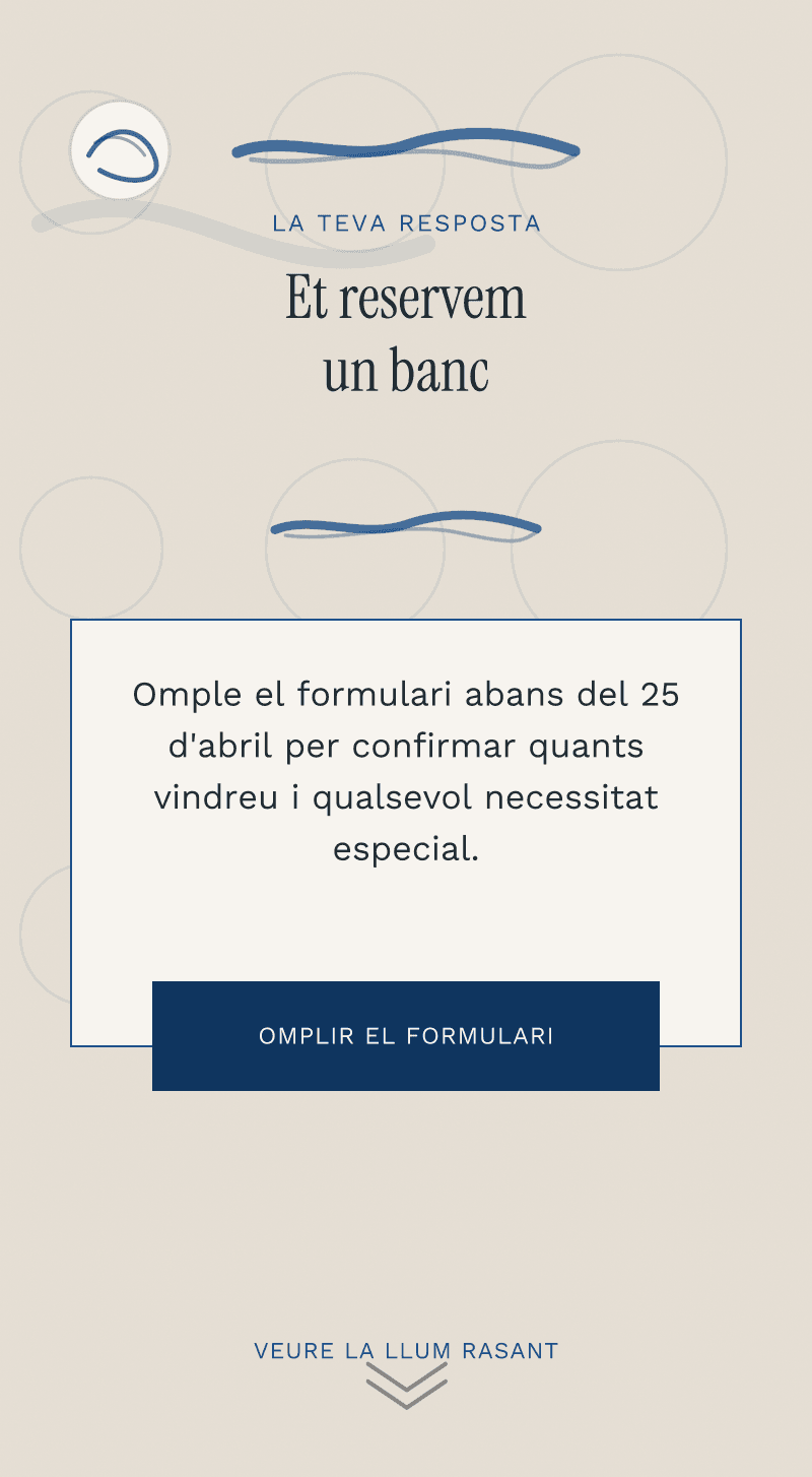Comunió — Diumenge de ceràmica — El teu lloc al banc