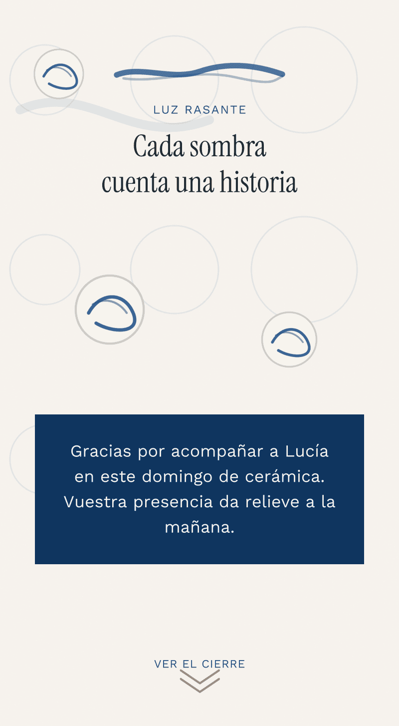 Comunión — Domingo de cerámica — Luz rasante