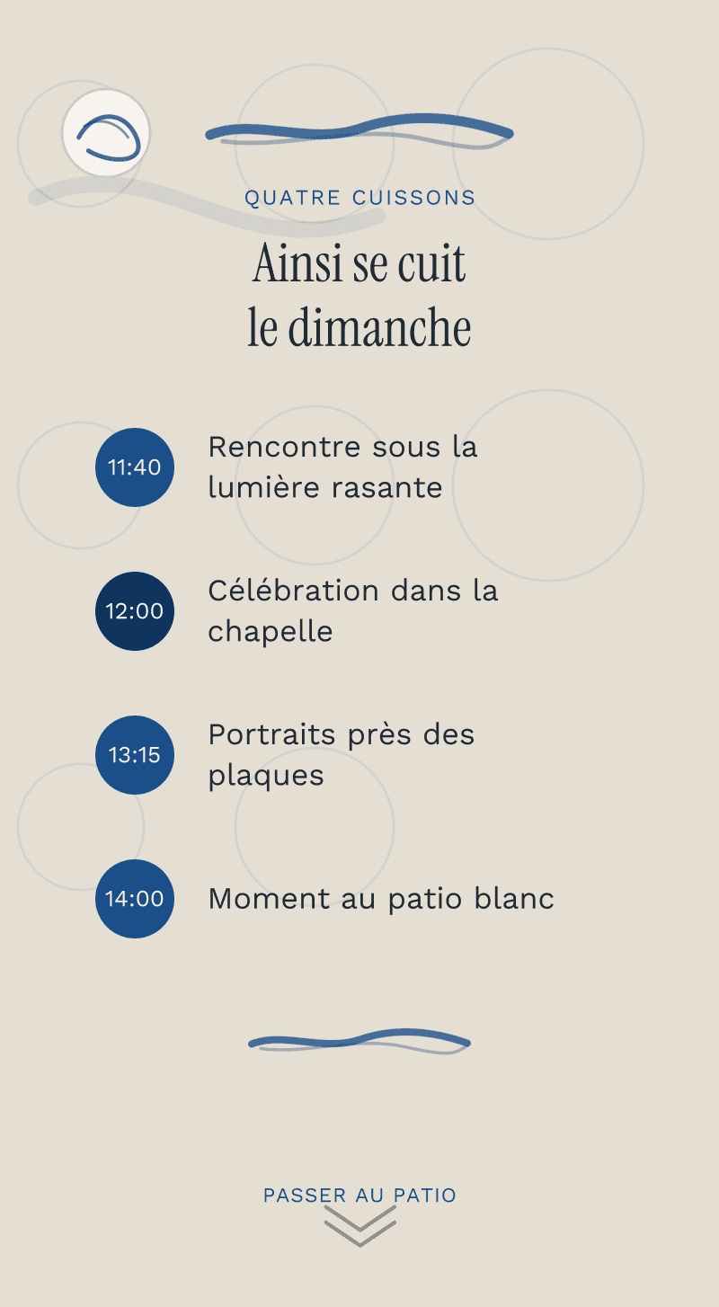 Communion — Dimanche de céramique — Quatre cuissons