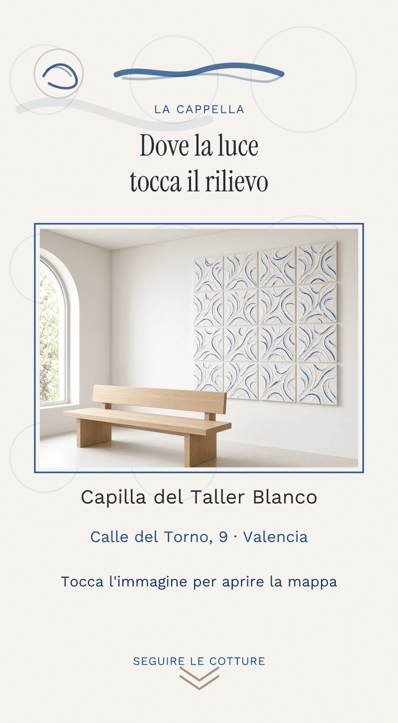 Comunione — Domenica di ceramica — Luce sul rilievo