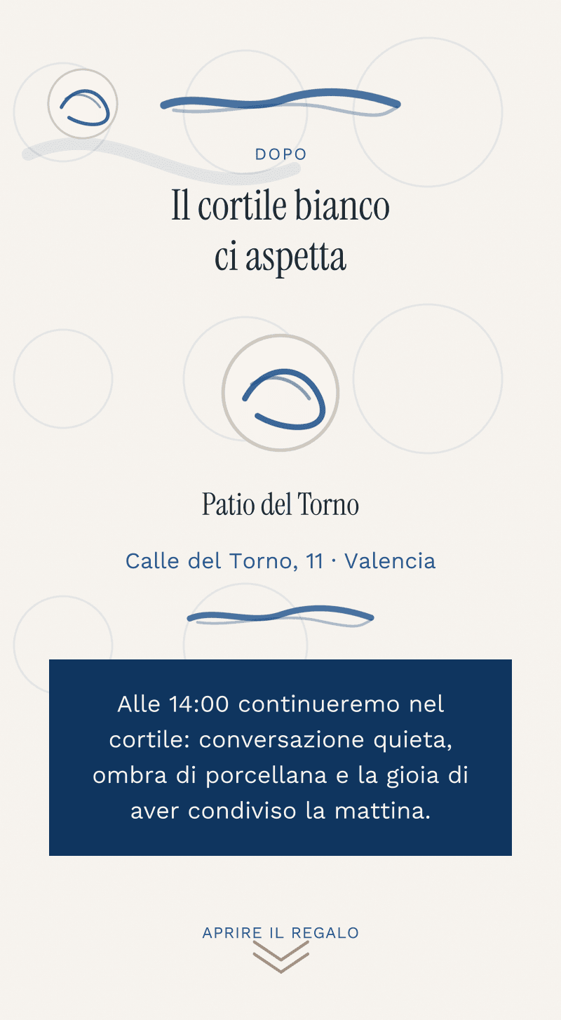 Comunione — Domenica di ceramica — Cortile bianco