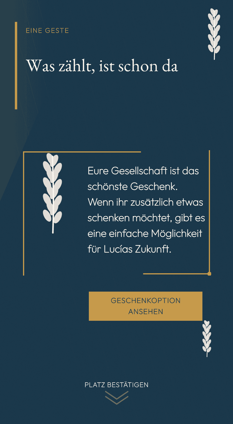 Kommunion — Tafel aus Weizen — Was zählt