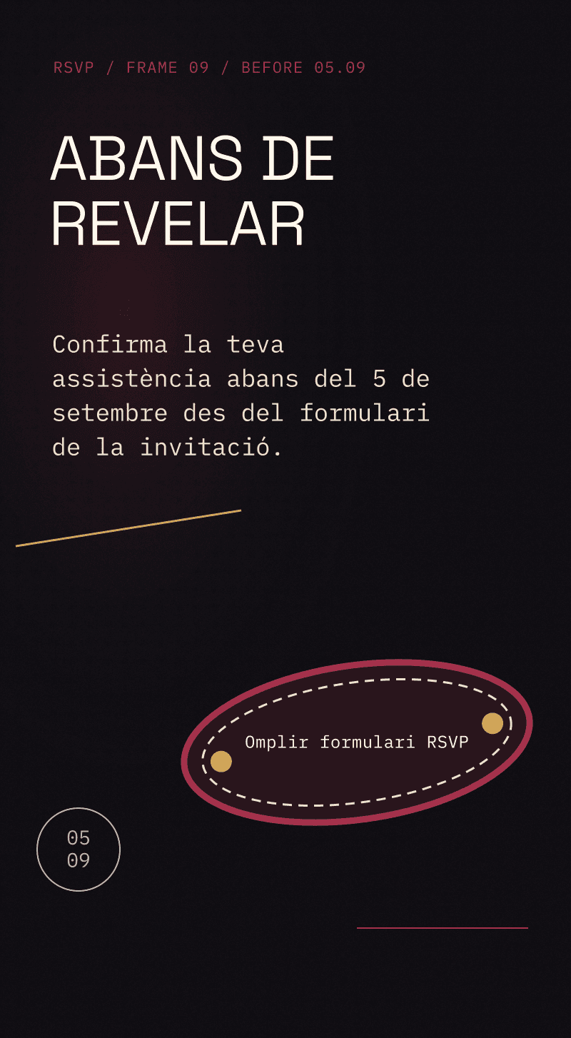 Revelació de gènere — La Prova de Llum — Abans de revelar