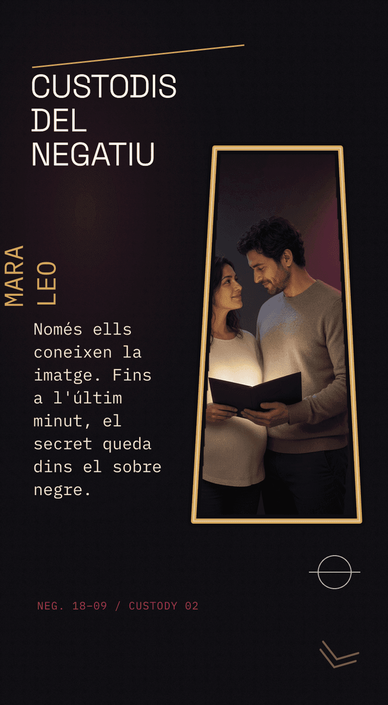 Revelació de gènere — La Prova de Llum — Qui guarda el negatiu