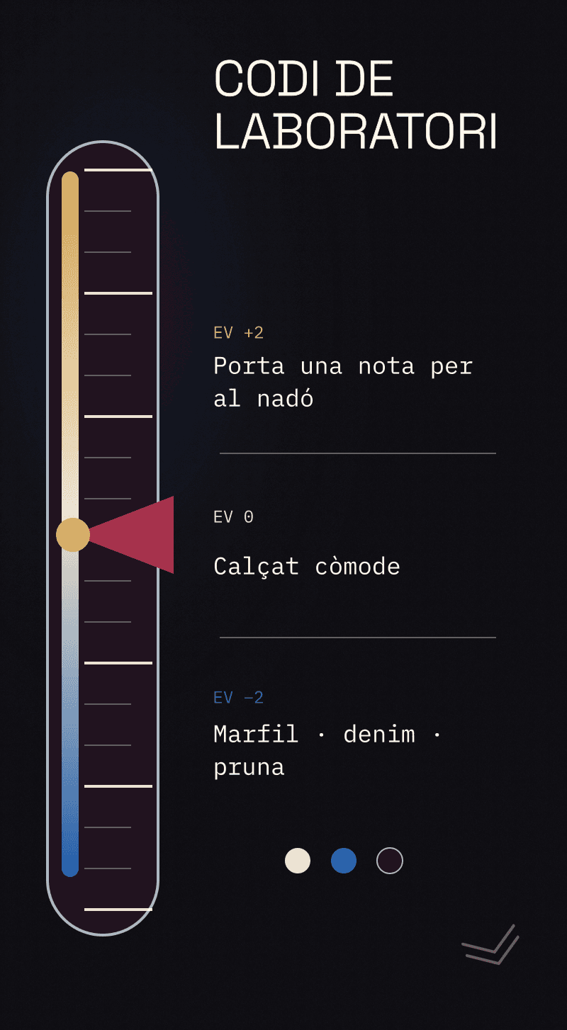 Revelació de gènere — La Prova de Llum — Codi de laboratori