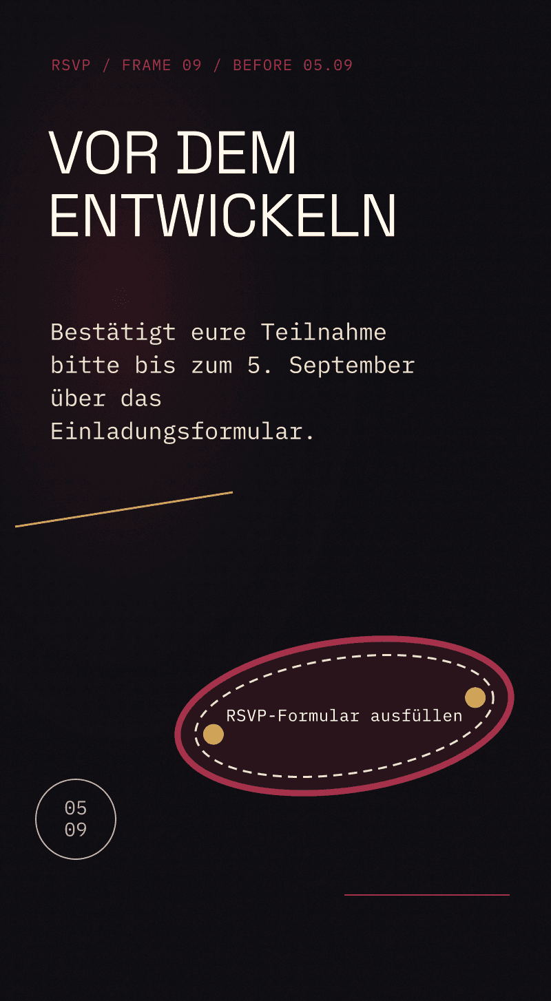 Gender-Reveal — Die Lichtprobe — Vor dem Entwickeln