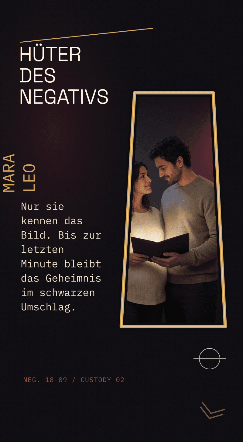 Gender-Reveal — Die Lichtprobe — Hüter des Negativs