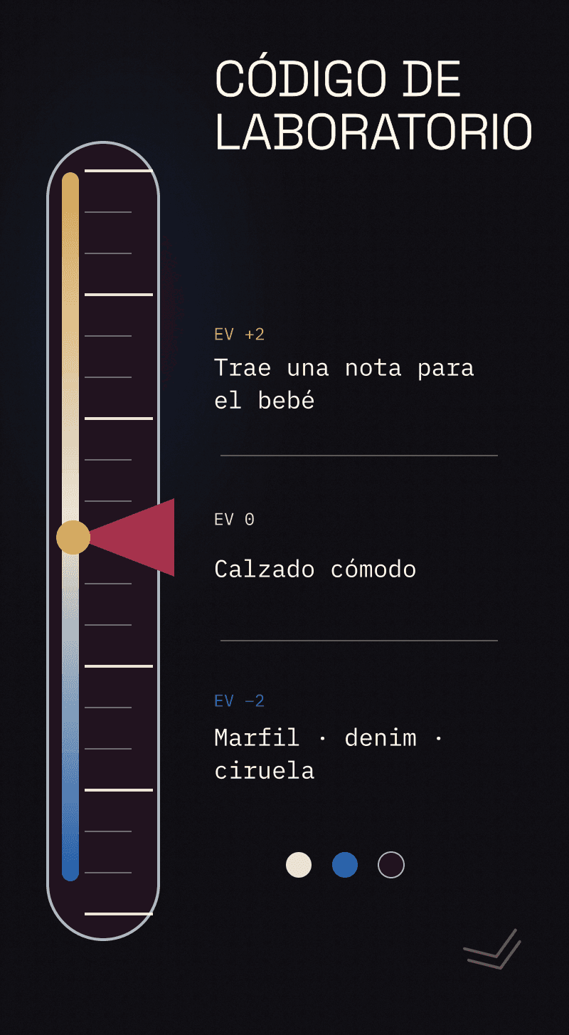 Revelación de género — La Prueba de Luz — Código de laboratorio