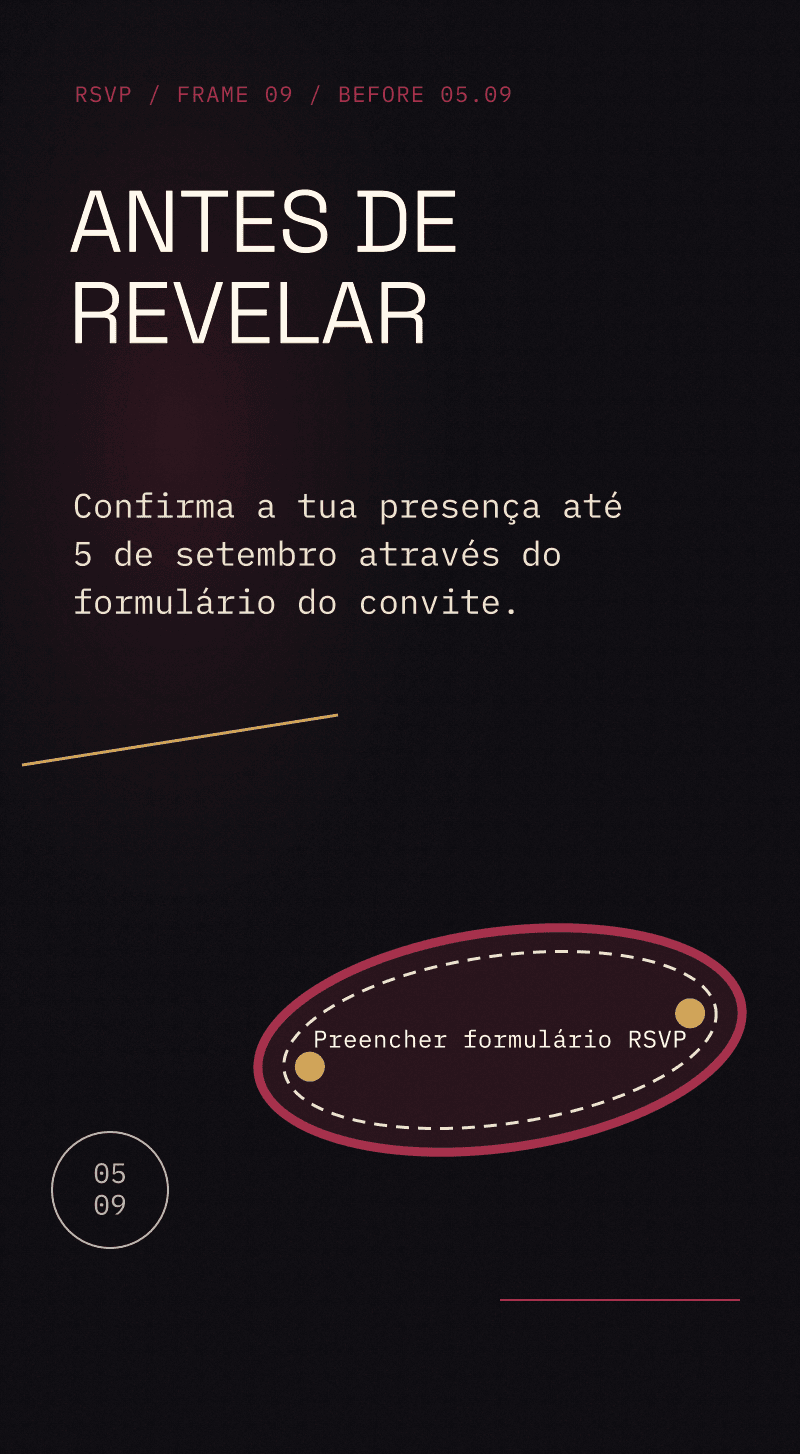 Revelação do género — A Prova de Luz — Antes de revelar