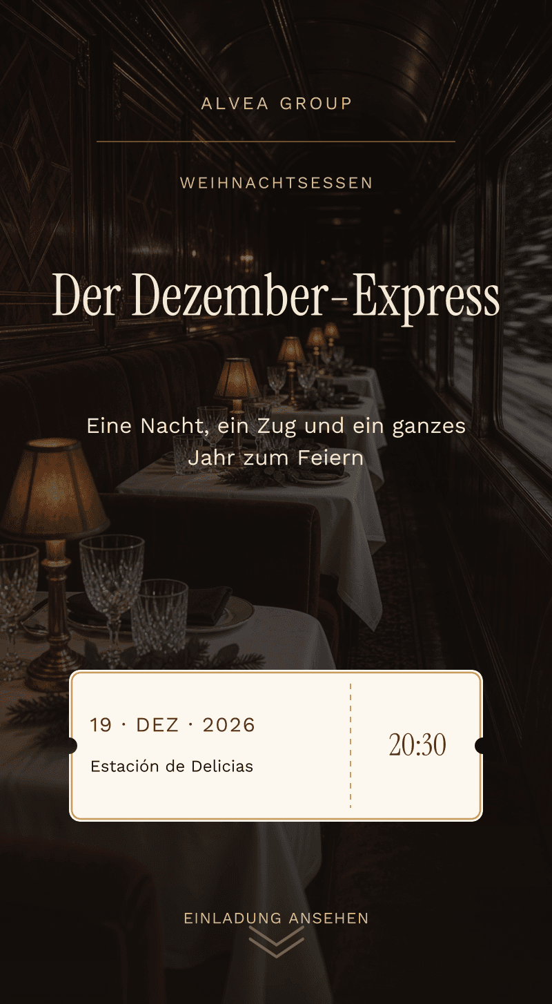 Firmenfeier — Der Dezember-Express