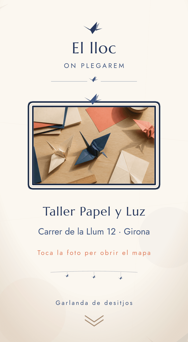 Baby Shower — Grulles de Paper — El lloc