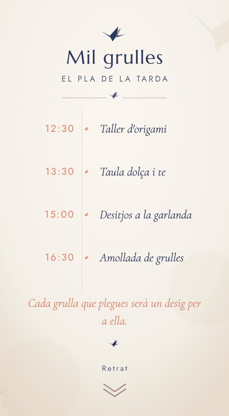Baby Shower — Grulles de Paper — Mil grulles