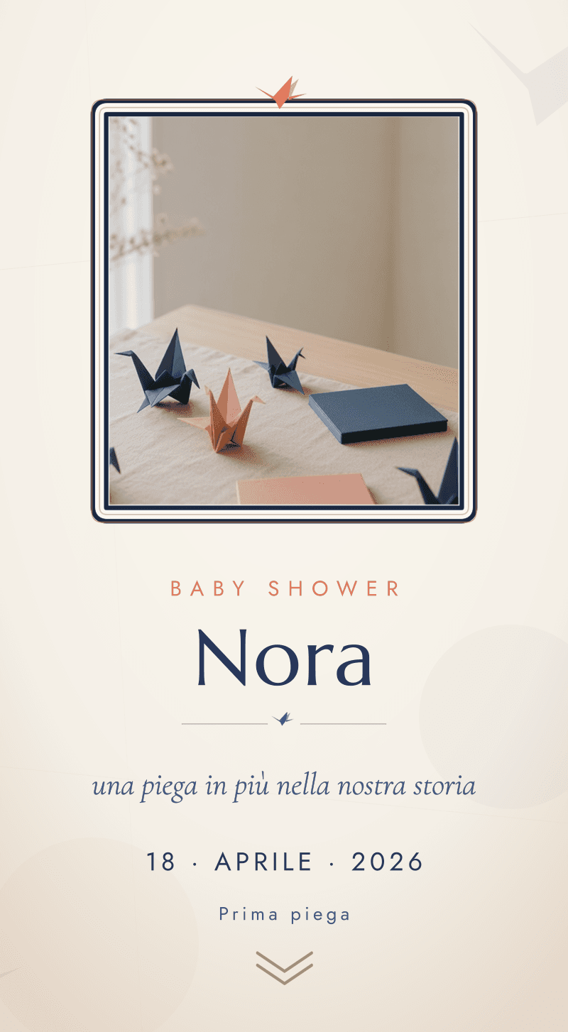 Baby Shower — Gru di Carta