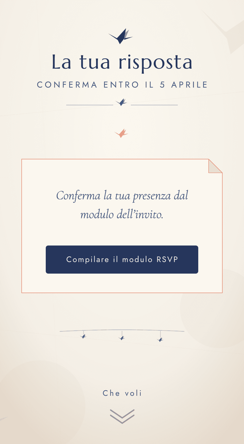 Baby Shower — Gru di Carta — La tua risposta