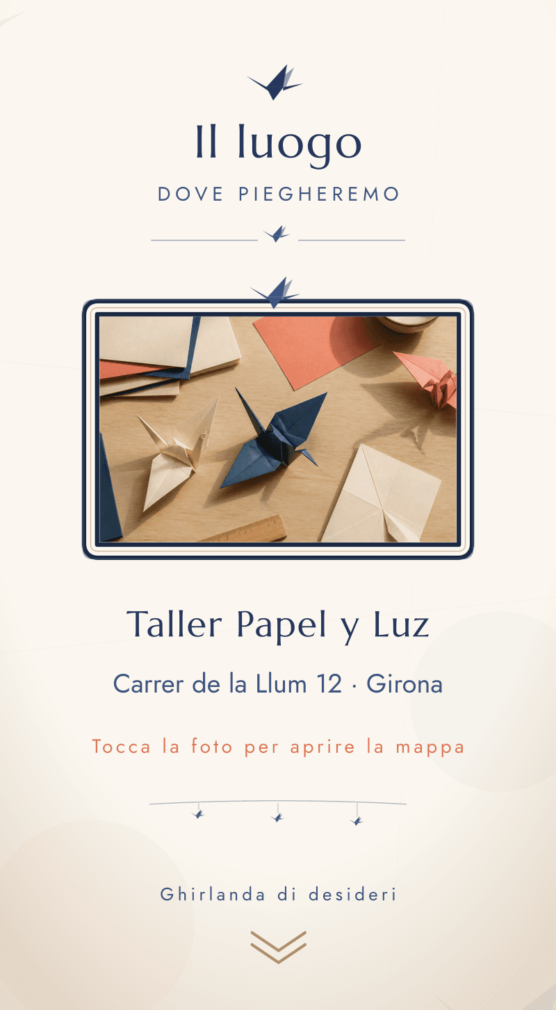 Baby Shower — Gru di Carta — Il luogo