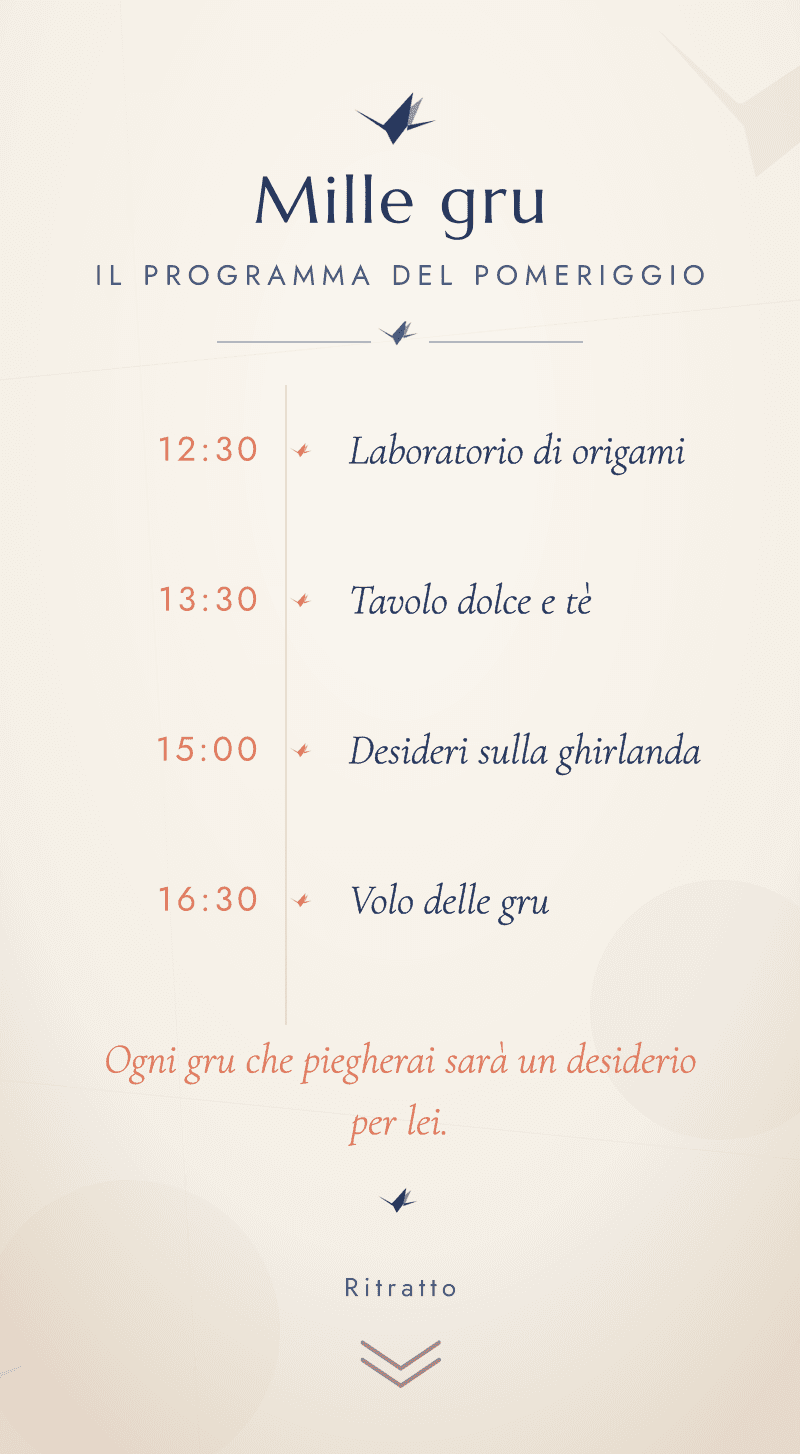 Baby Shower — Gru di Carta — Mille gru