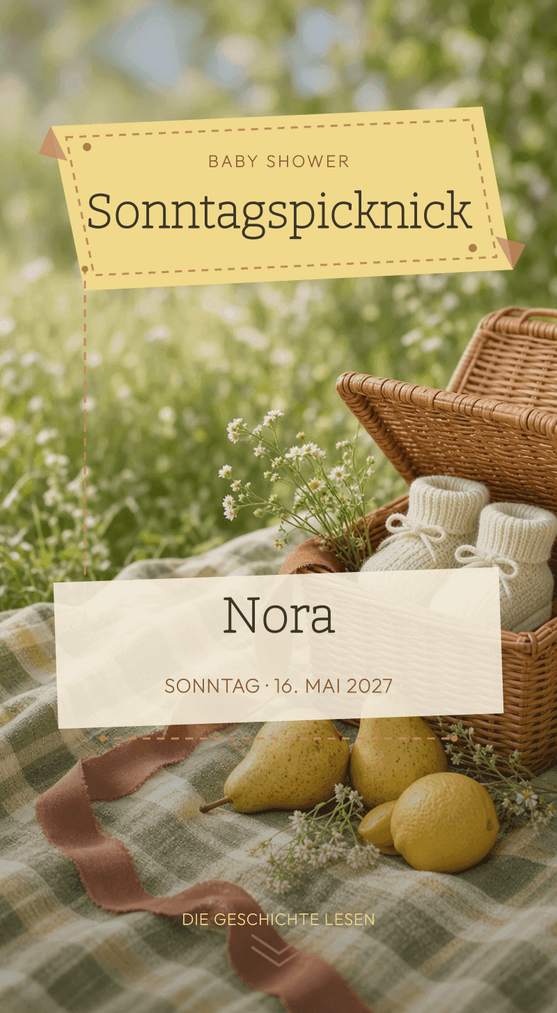 Baby Shower — Sonntagspicknick