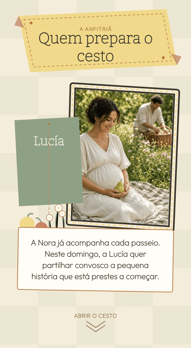 Baby Shower — Domingo de Piquenique — Quem prepara o cesto